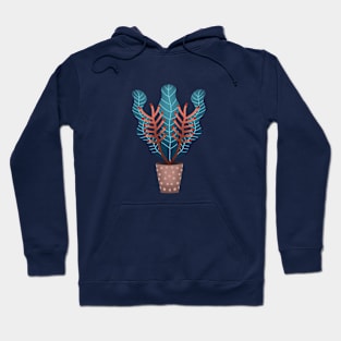 stylized flower Hoodie